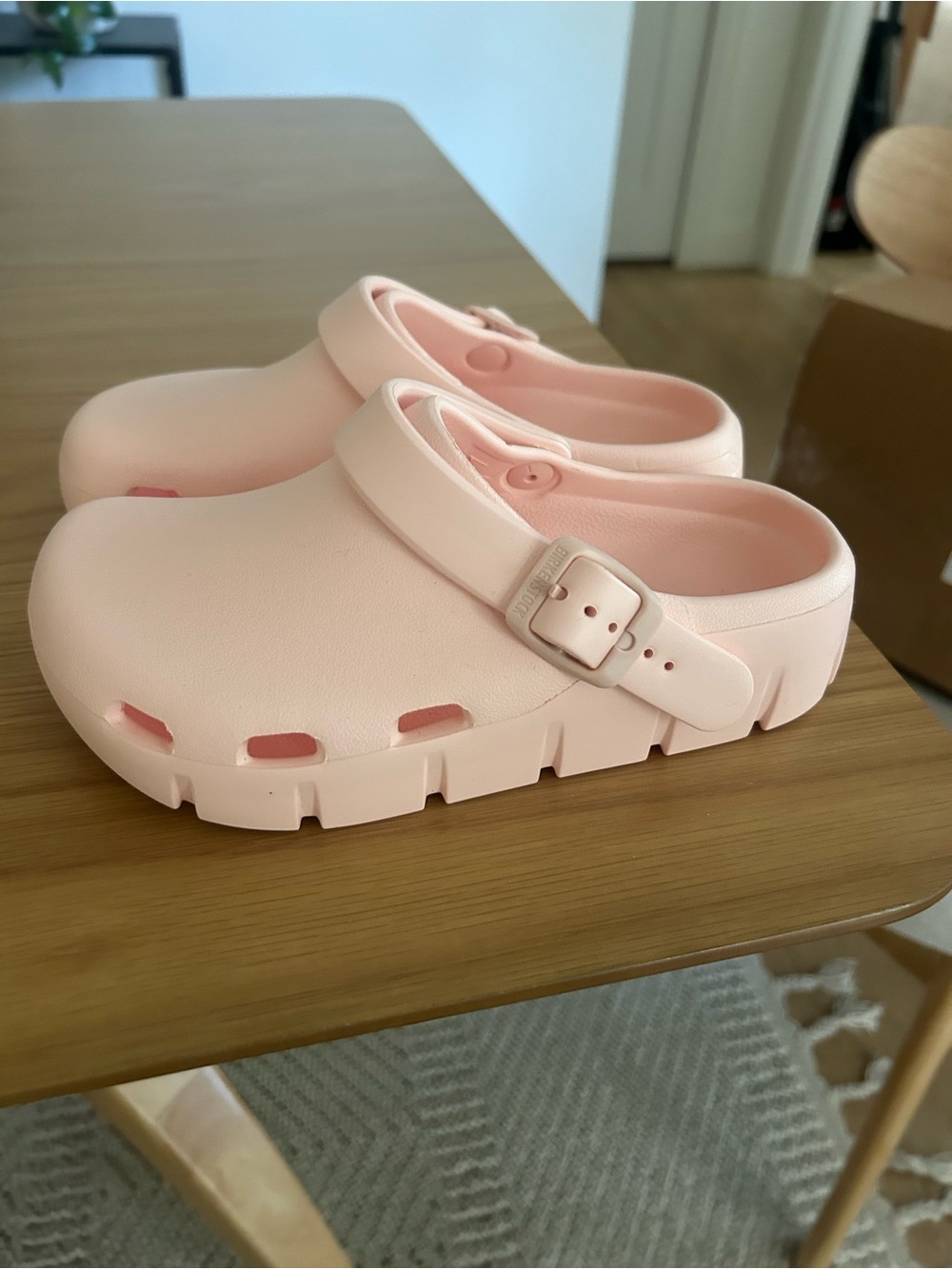 Birkenstock Kids Birki Flow Eva Fondant Pink Size 12/12.5